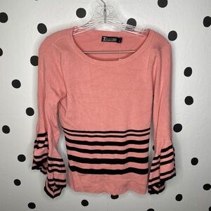 🔥30%OFF🔥🆕NY&C pink/black sweater size s